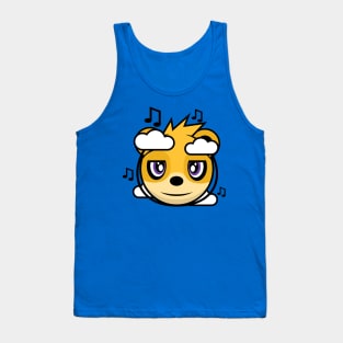 Musical Daydreaming Yellow Bear Cockburn Tank Top